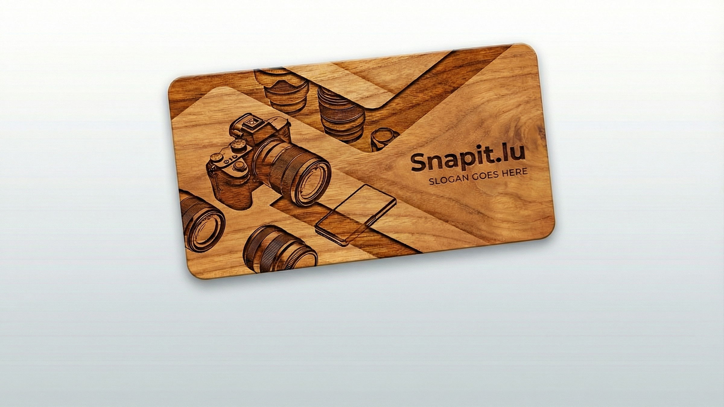 Carte NFC en bois